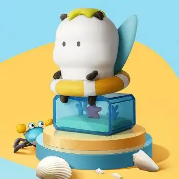 萌力星球突突车盲盒 野萌君可爱玩具少女潮玩桌面摆件礼物 乘风破浪