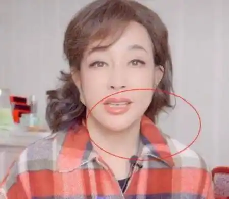 原创70岁刘晓庆面具脸太雷人耳垂下巴都连在一起能不能真实点