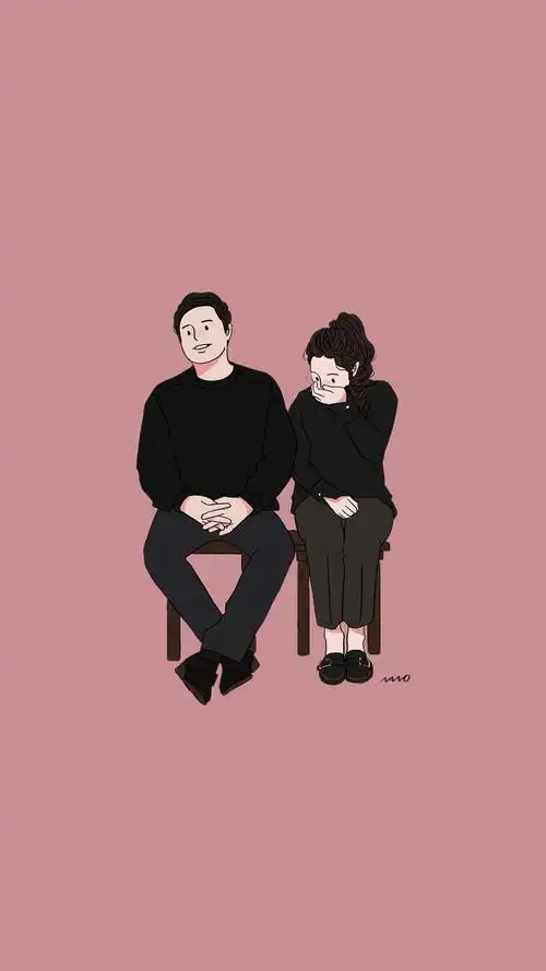 小清新情侣壁纸图源ins ari.nunnunano