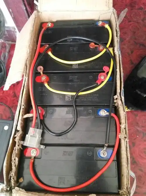 5个电瓶接线图视频