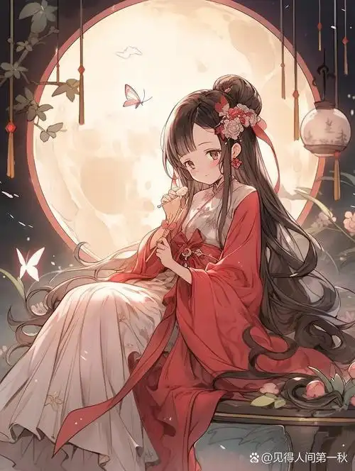 古风头像||一袭红衣,你的月亮姐姐