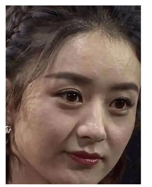 未ps的女星照赵丽颖沧桑杨幂显老郝蕾油腻最美还是她
