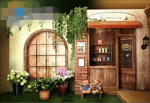 实景影棚制作/实景背景/实景道具/摄影棚装修设计/儿童实景w-53