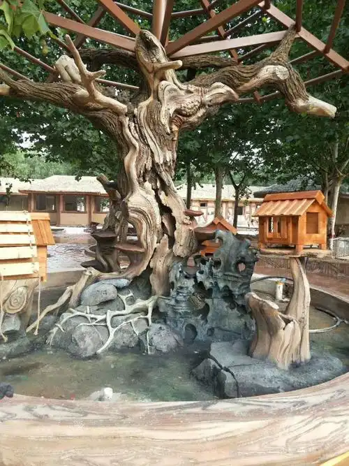 如何制作水泥假树