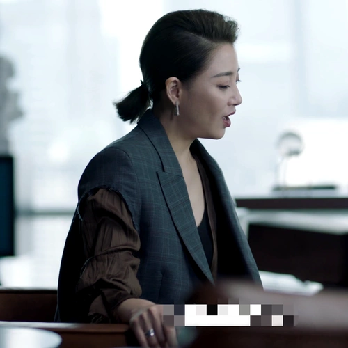 正青正青春春林睿殷桃同款衣服春季新款气质通勤西装