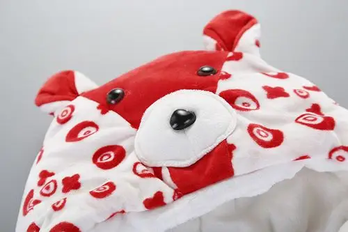 紫金娃娃婴幼儿宝宝卡通小狗法莱绒哈衣爬服