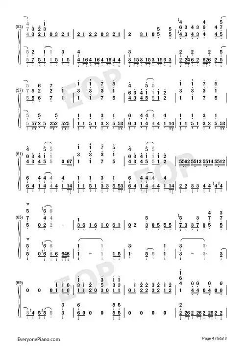 baby-青春猪头少年不会梦到兔女郎学姐ost双手简谱预览4