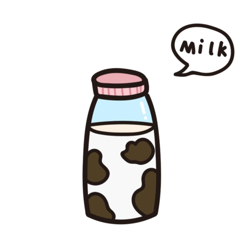 牛奶手绘图片大全