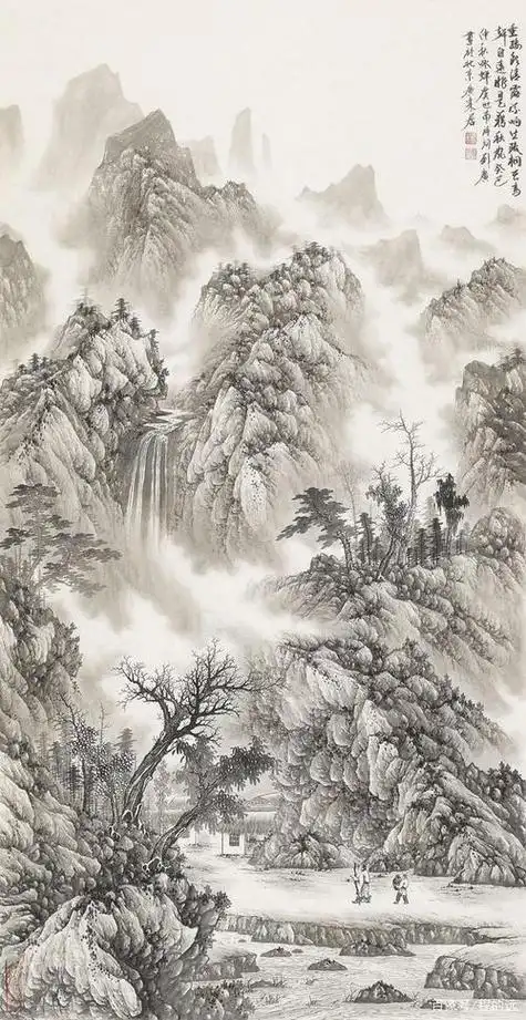 高清山水画图片山水画图片大全高清图