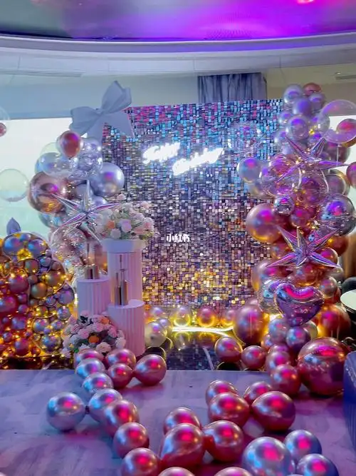 ktv包厢生日仪式感布置女神生日派对