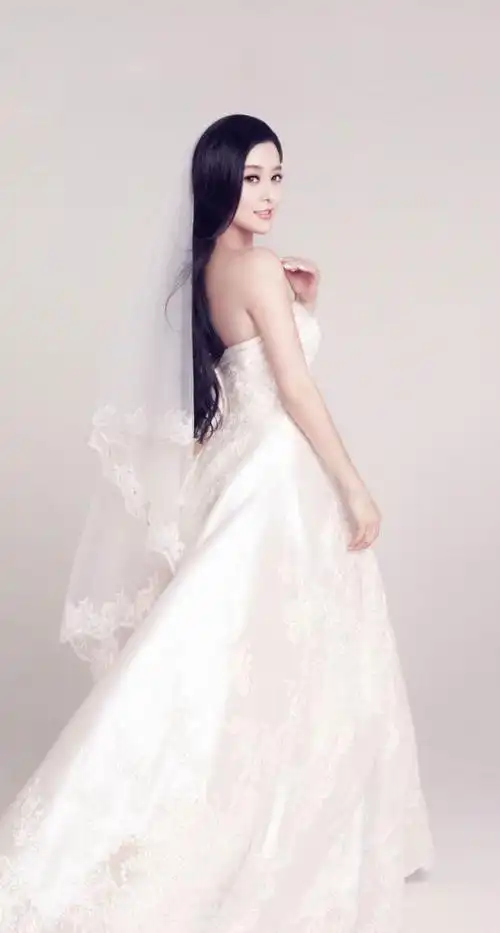 范冰冰高清婚纱图片