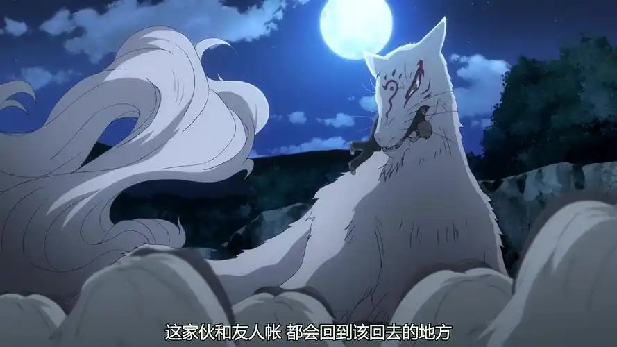 夏目友人帐斑夏三三保护纳兹咩的样子好酷为了夏目愿与妖为敌