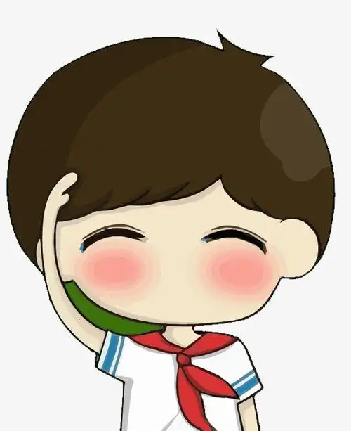 敬礼的可爱女生