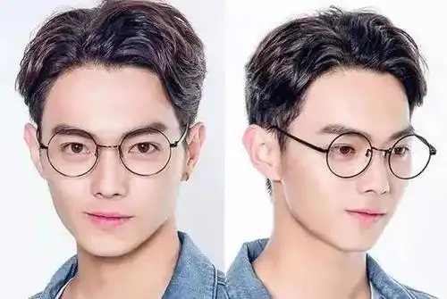 适合戴眼镜男生的发型,挑一款耍帅去吧!