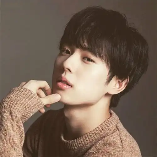 网红同款假发男短直发韩版帅气逼真自然修脸齐碎刘海学生发型头套