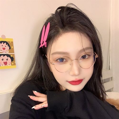 复古圆框眼镜框女金色大额优惠券