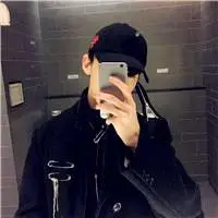 遮脸男生头像