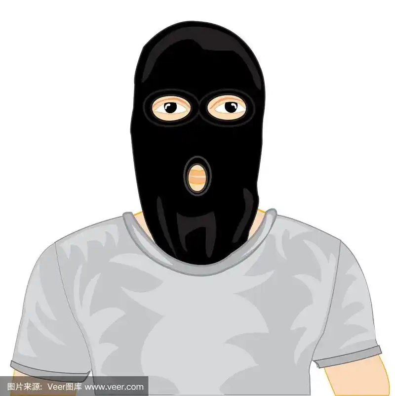 戴黑面具的人