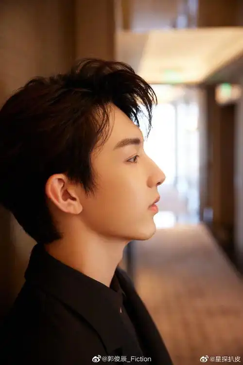 郭俊辰晒金鸡奖侧颜随拍