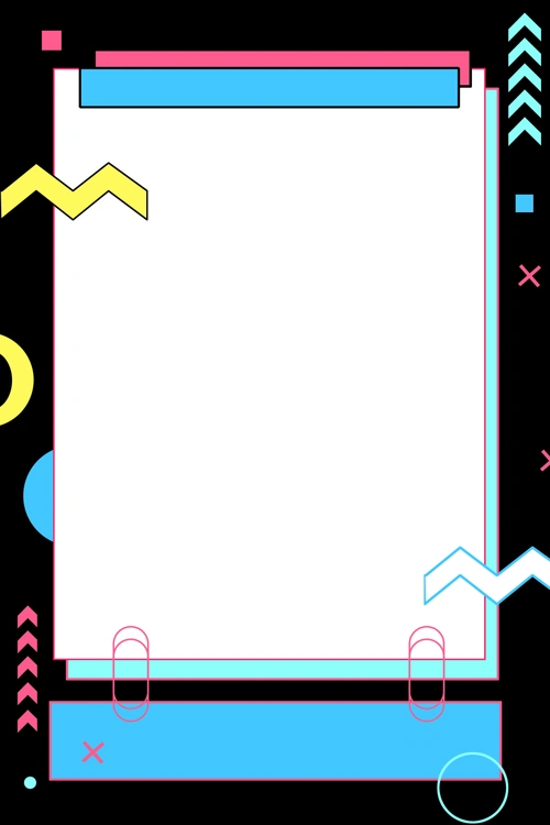 大气简洁几何招聘海报背景