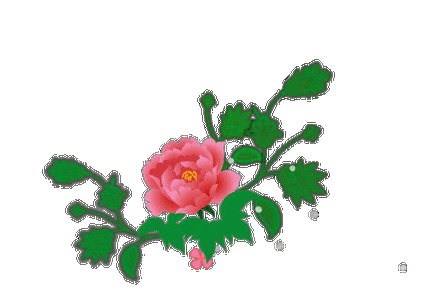 透明gif动画花草素材