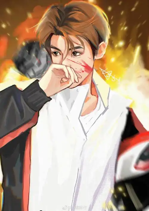 黄明昊赛车服九宫格