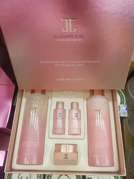 韩国jayjun 水光玫瑰水乳套盒 粉色