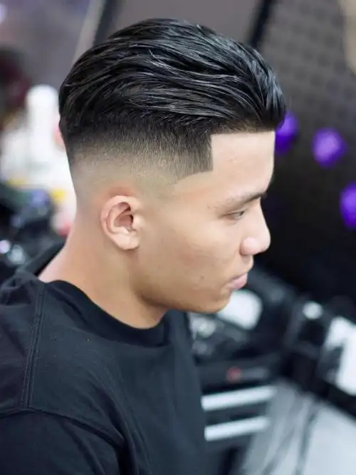 波纹背头allback打理秒招