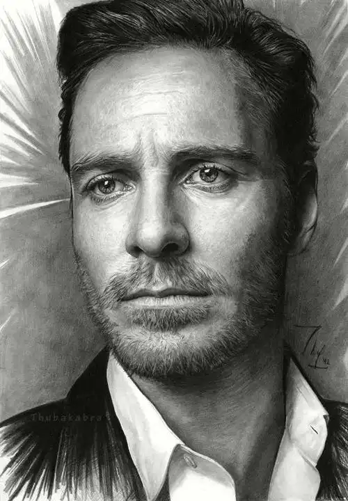 mihalyi anita明星肖像铅笔画欣赏