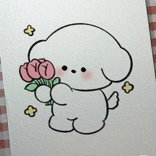 可爱的简笔画和孩子一起画吧