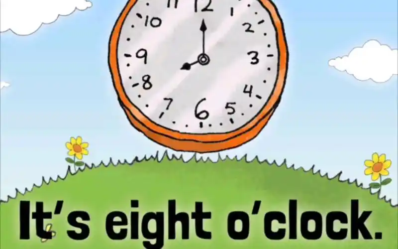 英语:整点时间表达法