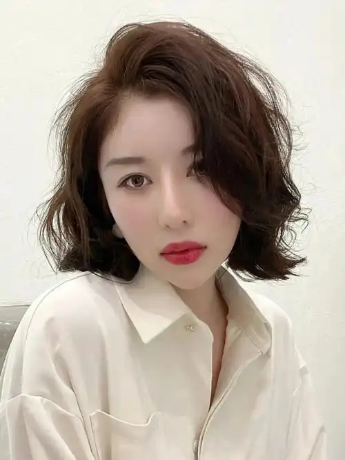 法式慵懒短发短发烫发推荐