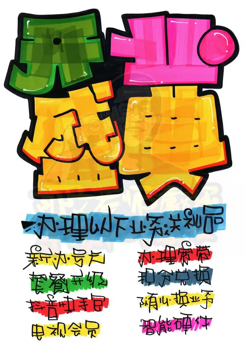 开业盛典手绘pop海报|手机店手绘pop.开业盛典手绘pop - 抖音