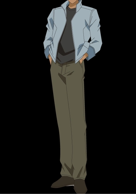 他穿着一身帅气的西装,看起来也是一个气质男神,他是一名推理小说家