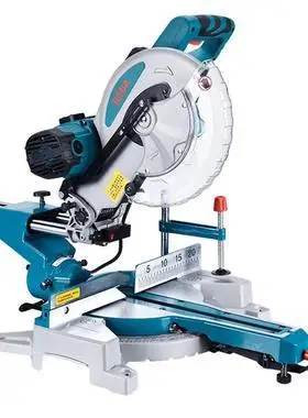 博大多功能锯铝机45角锯拉杆斜切锯高精度铝型材切割机木工角度锯