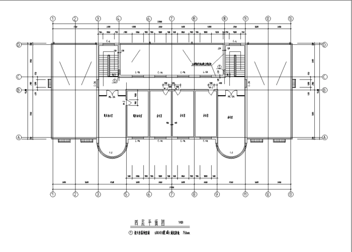 某养老院建筑施工图平面图