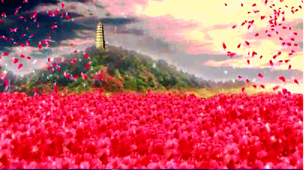 gif动图音画制作必备红色喜庆背景