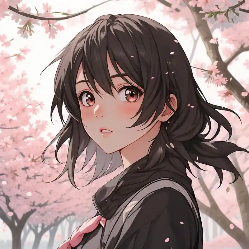 94动漫风女生侧颜头像78 今天给大家分享一组超美的动漫风女生