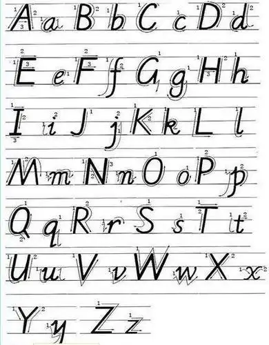 我想打印英文字母卡(大,小)写不知哪个字体好问高手