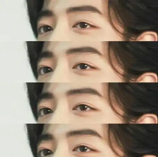 以前总觉得星星很璀璨现在却发现肖战的眼睛更好看