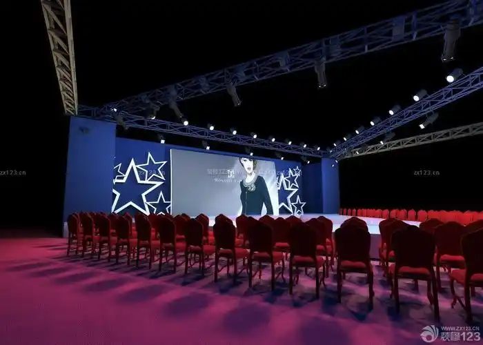 2015简约时尚风格舞台设计图片