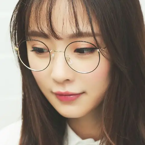 复古近视大圆圆脸镜架光镜金丝边眼镜框