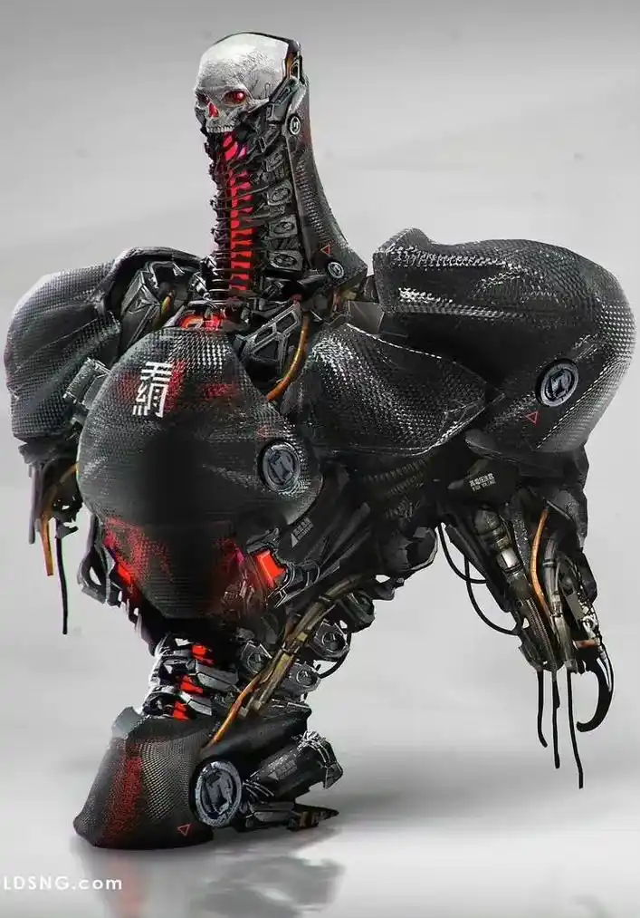 一组机械骨骼参考!#绘画参考 #人体结构 #人物动态 #板绘 - 抖音