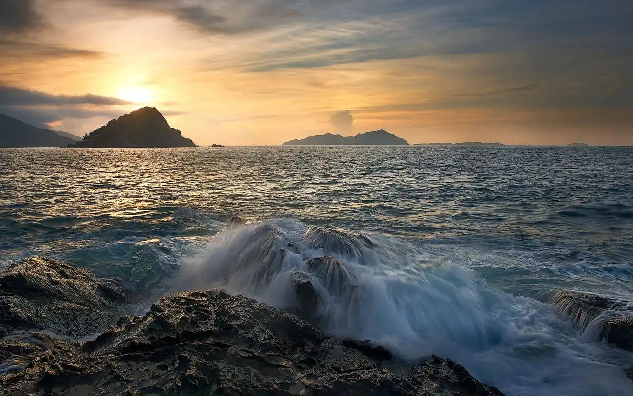 高清唯美海岸自然风光图片桌面壁纸
