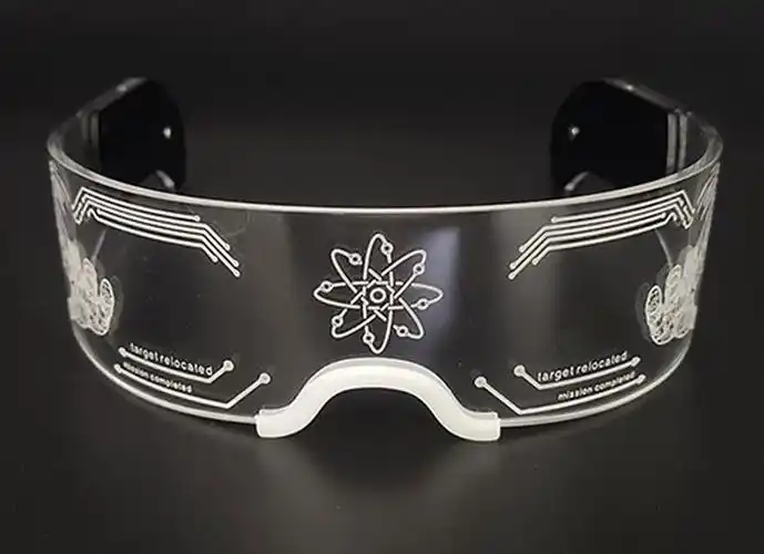 妙忆诗led科幻发光生日网红未来酒吧蹦迪黑科技眼镜创意发光眼镜夜视