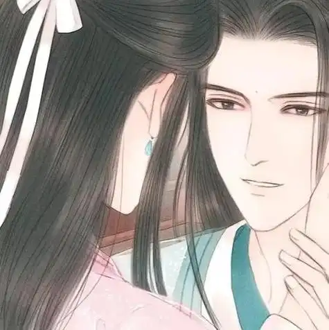 浪漫的古风情侣头像遇见你三生有幸