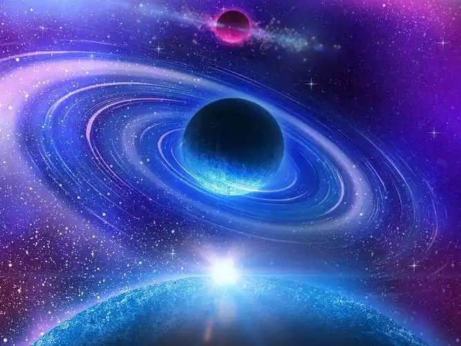 美丽的宇宙,蓝色的星球 壁纸 | 2560x1920 壁纸下载 | cn.best-wallpa