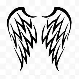 翅膀纹身png