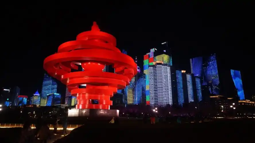 五四广场~夜景.2018.4.14