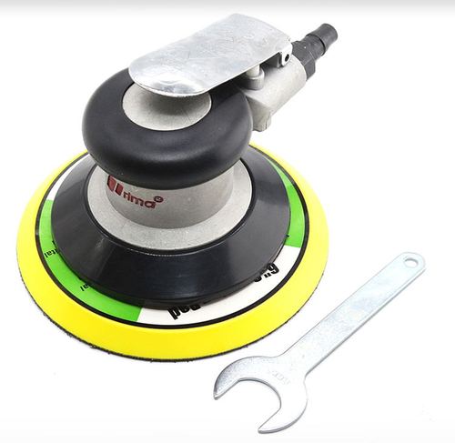 普力马6寸气动打磨机吸尘气磨机汽车打蜡机磨光机干磨机气动磨光机